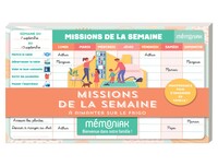 Picture of Missions de la semaine Mémoniak - bloc aimanté à compléter
