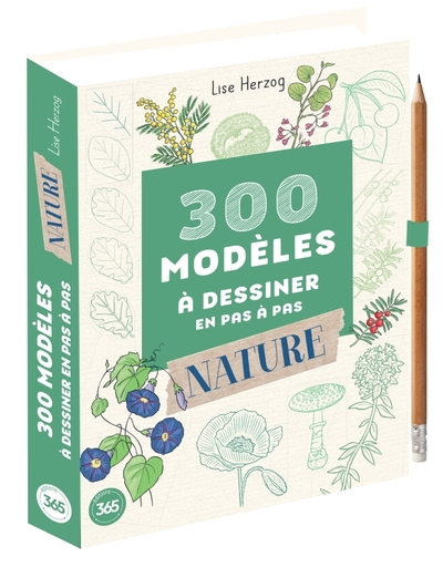 Picture of 300 modèles à dessiner en pas à pas Spécial nature - Dessins étape par étape