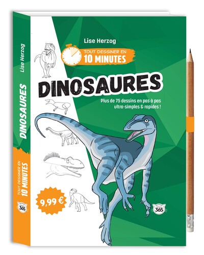 Image de Tout dessiner en 10 minutes - Dinosaures