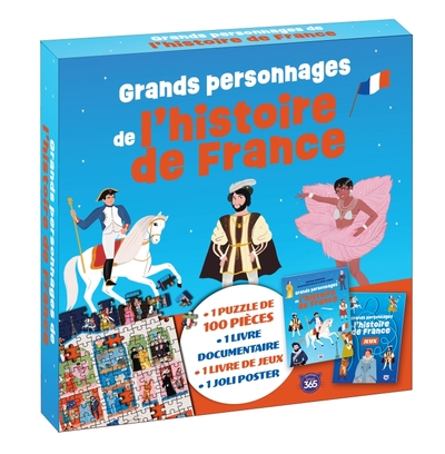 Picture of Coffret puzzle documentaire - Grands personnages de l'histoire de France