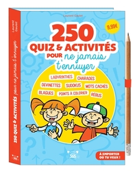 Picture of 250 quiz & activités pour ne jamais t ennuyer ! - crayon offert