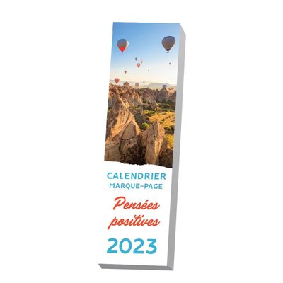 Image de Calendrier marque-pages Pensées positives 2023 - 1 photo avec citation par semaine détachable