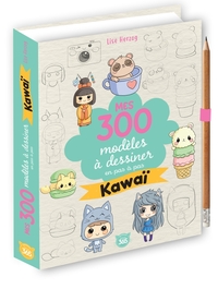 Image de Mes 300 modèles à dessiner en pas à pas Kawaï