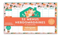 Image de Bloc aimanté de 52 menus hebdomadaires à compléter Mémoniak