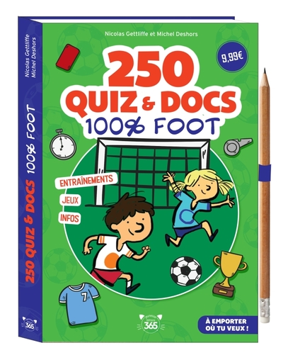 Picture of 250 quiz et docs 100% foot - crayon offert