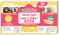 Picture of Bloc On fait quoi pour le diner ? 12 mois, septembre 2026-août 2027