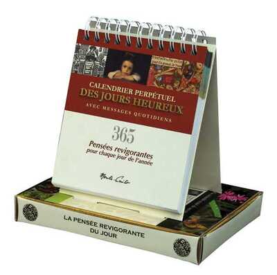 Picture of Calendrier perpetuel des jours heureux - coffret calendrier chevalet