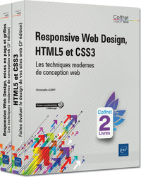 Picture of Responsive Web Design, HTML5 et CSS3 - Coffret de 2 livres : Les techniques modernes de conception w