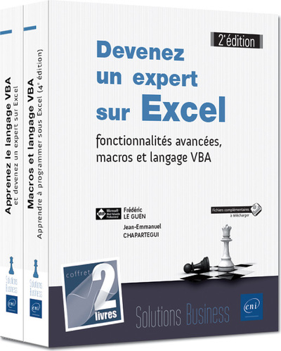Picture of Devenez un expert sur Excel - Fonctionnalités avancées, macros et langage VBA (2e édition)