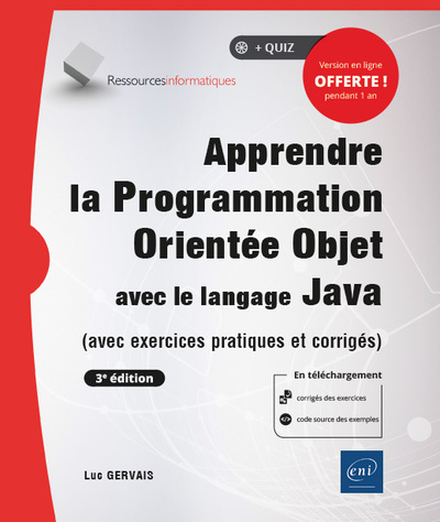 Picture of Apprendre la Programmation Orientée Objet avec le langage Java - (avec exercices pratiques et corrig