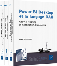 Picture of Power BI Desktop et le langage DAX - Coffret de 3 livres : Analyse, reporting et modélisation des do