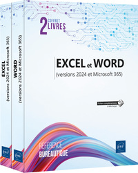 Image de Excel et Word (versions 2024 et Microsoft 365) - Coffret de deux livres