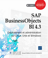 Picture of SAP BusinessObjects BI 4.3 - Déploiement et administration sur Linux, Unix et Windows