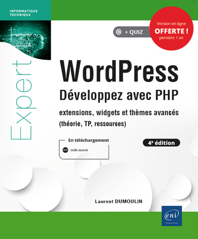 Picture of WordPress - Développez avec PHP - extensions, widgets et thèmes avancés (4e édition)