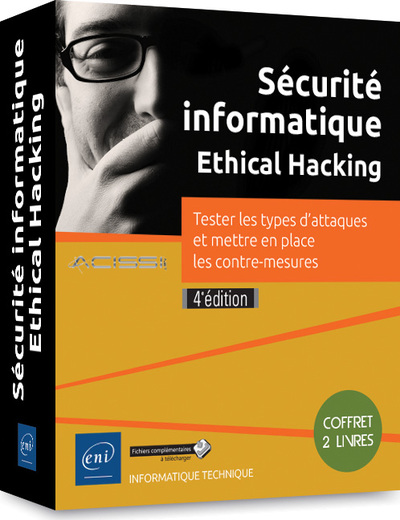 Picture of Sécurité informatique - Ethical Hacking - Coffret de 2 livres - Tester les types d'attaques et mettr