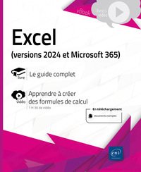Picture of Excel (versions 2024 et Microsoft 365) - Livre avec complément vidéo