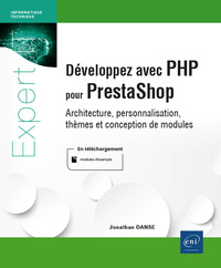 Image de Développez avec PHP pour PrestaShop - Architecture, personnalisations, thèmes et conceptions de modu
