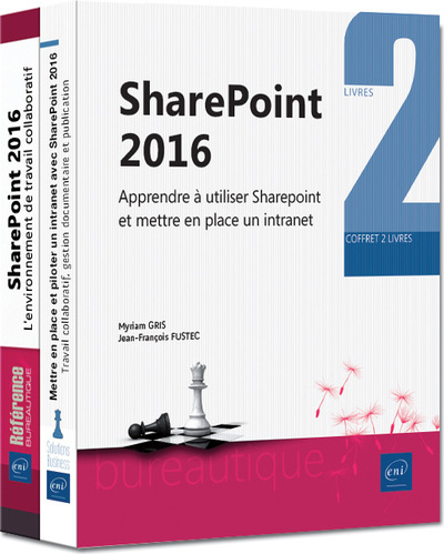 Picture of SharePoint 2016 - Coffret de deux livres : Apprendre à utiliser SharePoint et mettre en place un int