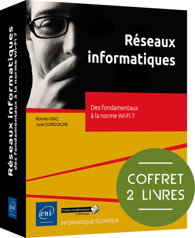 Picture of Réseaux informatiques - Coffrets de 2 livres : Des fondamentaux à la norme Wi-Fi 7