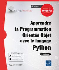 Picture of Apprendre la Programmation Orientée Objet avec le langage Python (2e édition)