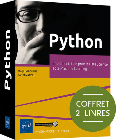 Picture of Python - Coffret de 2 livres : Implémentation pour la Data Science et le Machine Learning