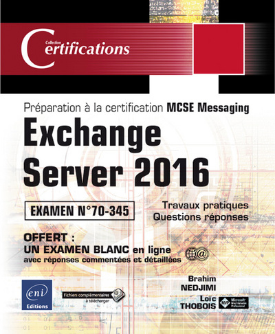 Picture of Exchange Server 2016 - Préparation à la certification MCSE Messaging - Examen 70-345
