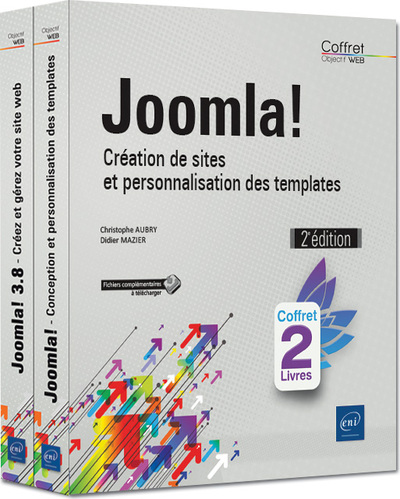 Picture of Joomla! - Coffret de 2 livres : Création de sites et personnalisation des templates (2e édition)