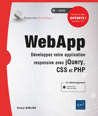 Picture of Web App - Développez votre application responsive avec JavaScript, CSS et PHP