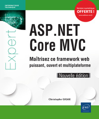 Picture of ASP.NET Core MVC - Maîtrisez ce framework web puissant, ouvert et multiplateforme (Nouvelle édition)