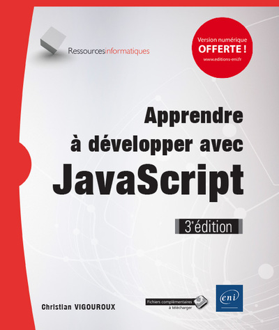 Picture of Apprendre à développer avec JavaScript (3e édition)