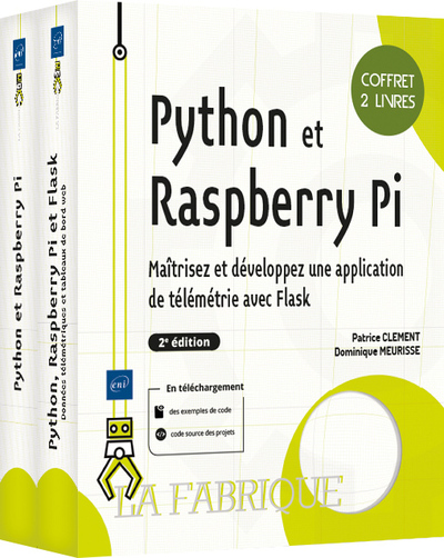 Image de Python et Raspberry Pi - Coffret de 2 livres : Maîtrisez et développez une application de télémétrie