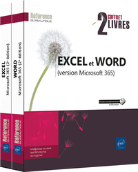 Image de Excel et Word (version Microsoft 365) - Coffret de deux livres