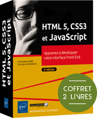 Picture of HTML5, CSS3 et JavaScript - Coffret de 2 livres