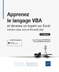 Image de Apprenez le langage VBA - et devenez un expert sur Excel (versions 2019, 2021 et Microsoft 365)