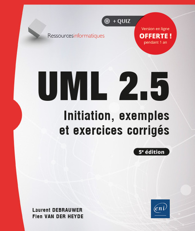 Image de UML 2.5 - Initiation, exemples et exercices corrigés (5e édition)