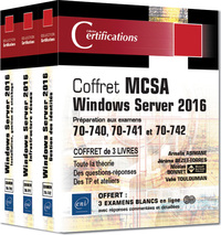 Picture of MCSA Windows Server 2016 - Coffret 3 livres : Préparation aux examens 70-740, 70-741 et 70-742