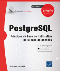 Image de PostgreSQL - Principes de base de l'utilisation de la base de données