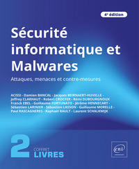Image de Sécurité informatique et Malwares - Coffret de 2 livres : Attaques, menaces et contre-mesures (4e éd