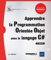 Picture of Apprendre la Programmation Orientée Objet avec le langage C# (3e édition)