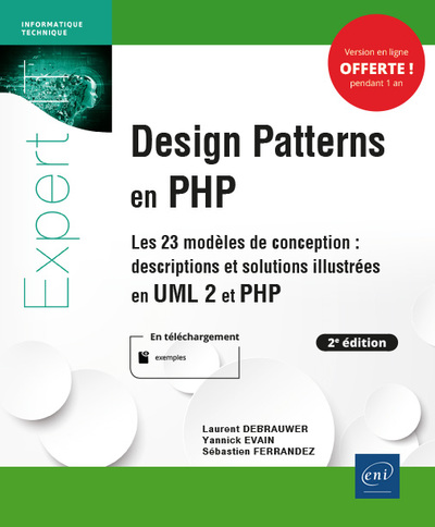 Image de Design Patterns en PHP - Les 23 modèles de conception : descriptions et solutions illustrées en UML2