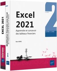 Image de Excel 2021 - Coffret de 2 livres : Apprendre et concevoir des tableaux financiers