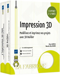 Image de Impression 3D - Coffret de 2 livres : Modélisez et imprimez vos projets avec 3D Builder