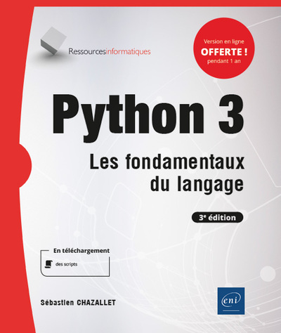 Picture of Python 3 - Les fondamentaux du langage (3e édition)