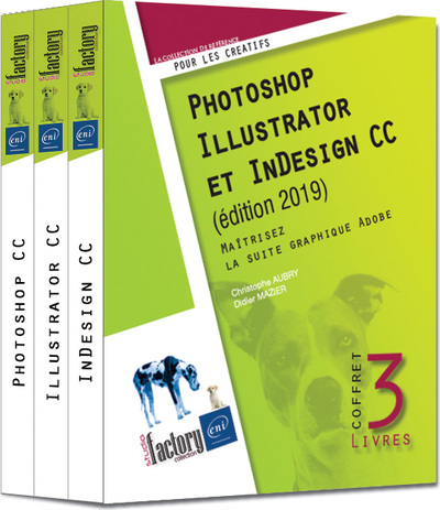 Picture of Photoshop, Illustrator et InDesign CC - Coffret de 3 livres - Maîtrisez la suite graphique Adobe (éd