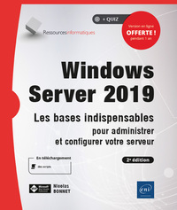 Image de Windows Server 2019 - Les bases indispensables pour administrer et configurer votre serveur (2e édit