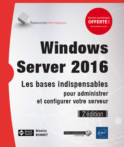 Image de Windows Server 2016 - Les bases indispensables pour administrer et configurer votre serveur (2e édit