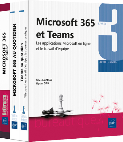 Picture of Microsoft 365 et Teams - Coffret de 3 livres : Apprendre à utiliser les applications en ligne pour c
