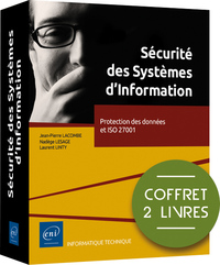 Image de Sécurité des Systèmes d'Information - Coffret de 2 livres : Protection des données et ISO 27001