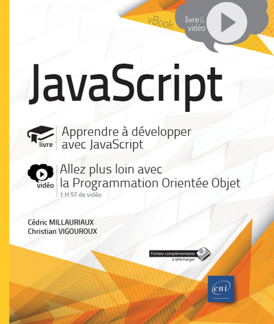 Picture of JavaScript - Apprendre à développer - Complément vidéo : Programmation Orientée Objet avec JavaScrip