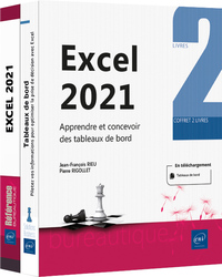 Image de Excel 2021 - Coffret de 2 livres : Apprendre et concevoir des tableaux de bord